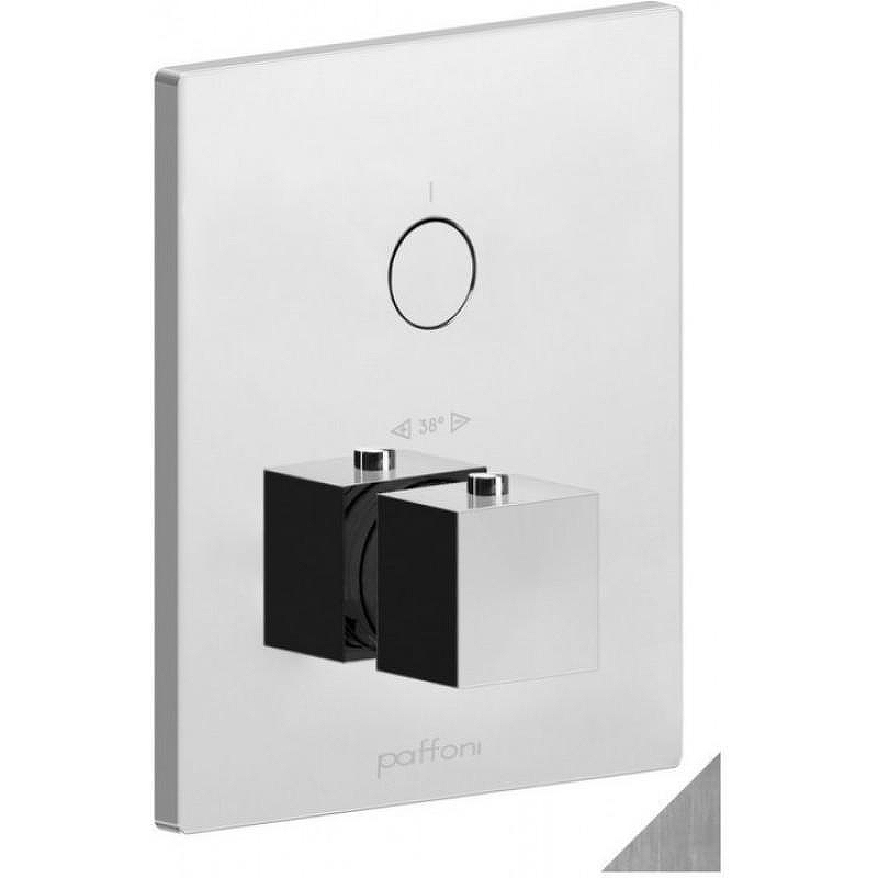 Смеситель для душа Paffoni Compact Box CPT513ST с термостатом цвет Сталь