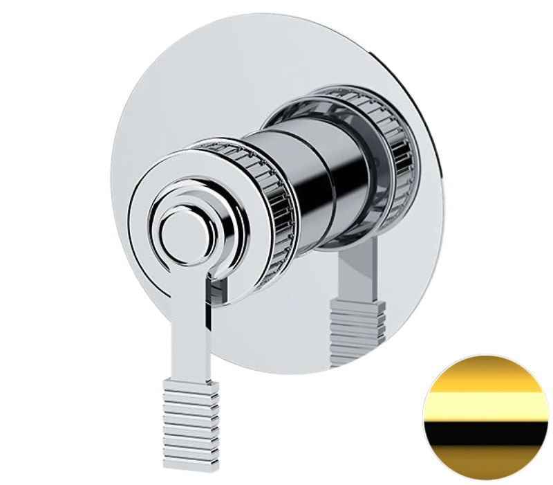 Смеситель для душа Remer Atelier AL30LDO цвет Золото глянцевое