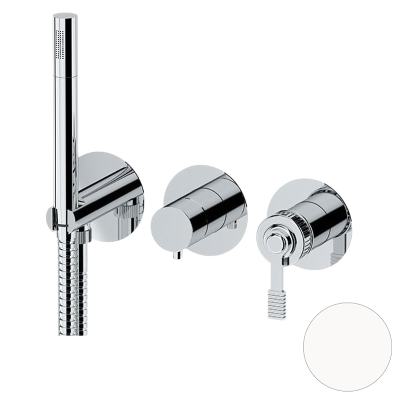 Смеситель для душа Remer Atelier AL97D2PWBBO цвет Белый матовый
