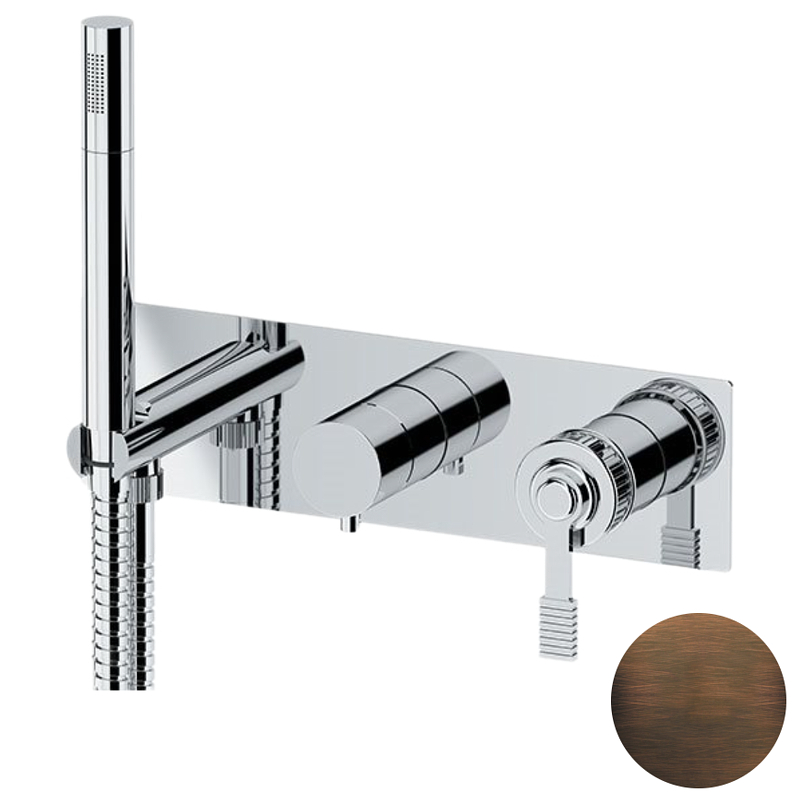 Смеситель для душа Remer Atelier AL97D3WBBR цвет Бронза масляная