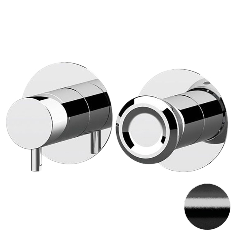 Смеситель для душа Remer Element ET92ZPCFP цвет Черный брашированный хром