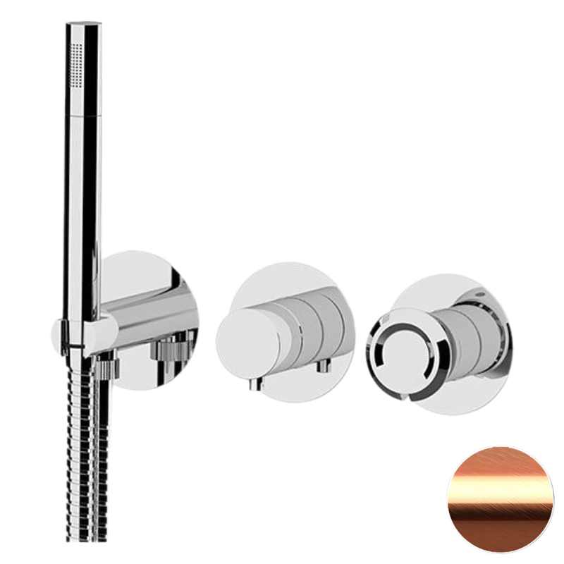 Смеситель для душа Remer Element ET97D3PRP цвет Медь брашированная