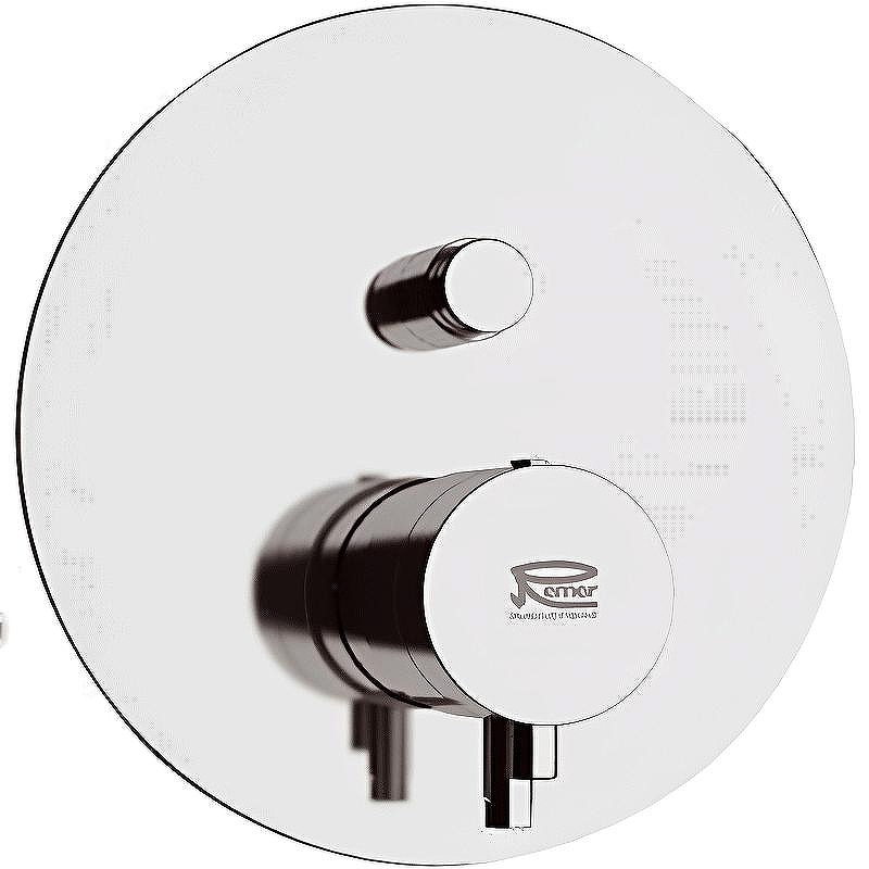 Смеситель для душа Remer Minimal Thermo NT09KB с термостатом Хром