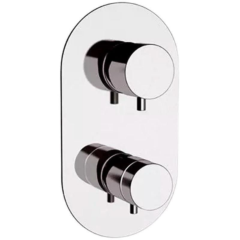 Смеситель для душа Remer Minimal Thermo NT93KB с термостатом Хром
