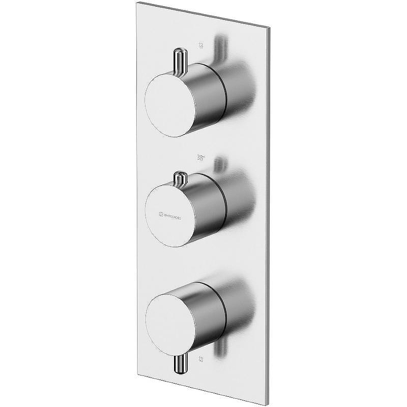 Смеситель для душа Whitecross Y brushed nickel Y1238NIB с термостатом Брашированный никель