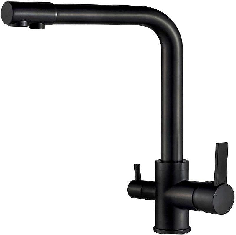 Смеситель для кухни ALMAes Izer AS-875-08 Черный матовый