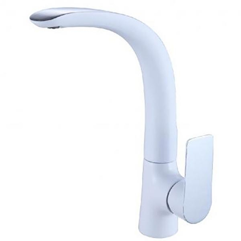 Смеситель для кухни Aquanet Arctic AF520-41СW 216779 Хром Белый