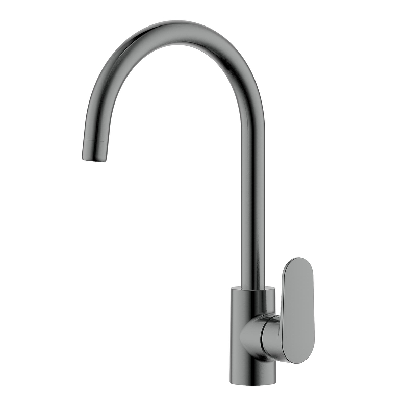 Смеситель для кухни Aquatek Ника AQ1882BGM цвет Оружейная сталь
