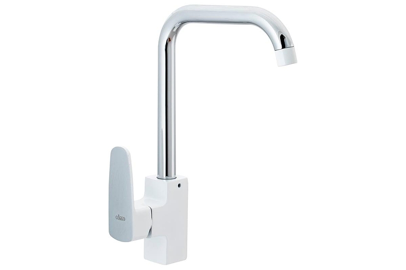Смеситель для кухни Ekko E40301 цвет Хром Белый