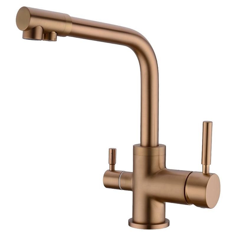 Смеситель для кухни Emar PVD ECB - 3003N PVD цвет Coppery
