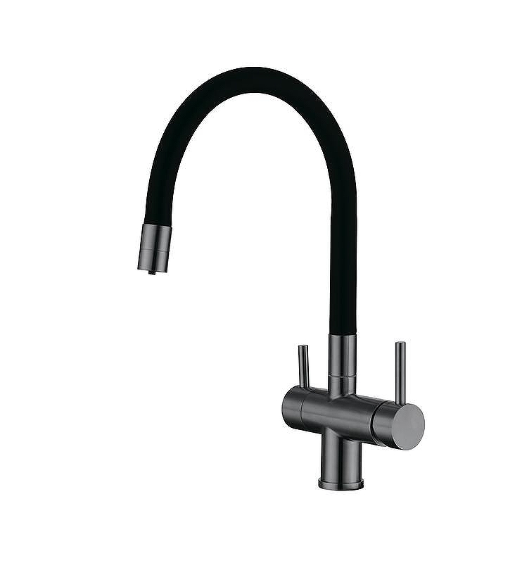 Смеситель для кухни Emar PVD ЕС - 3015 PVD цвет Dark