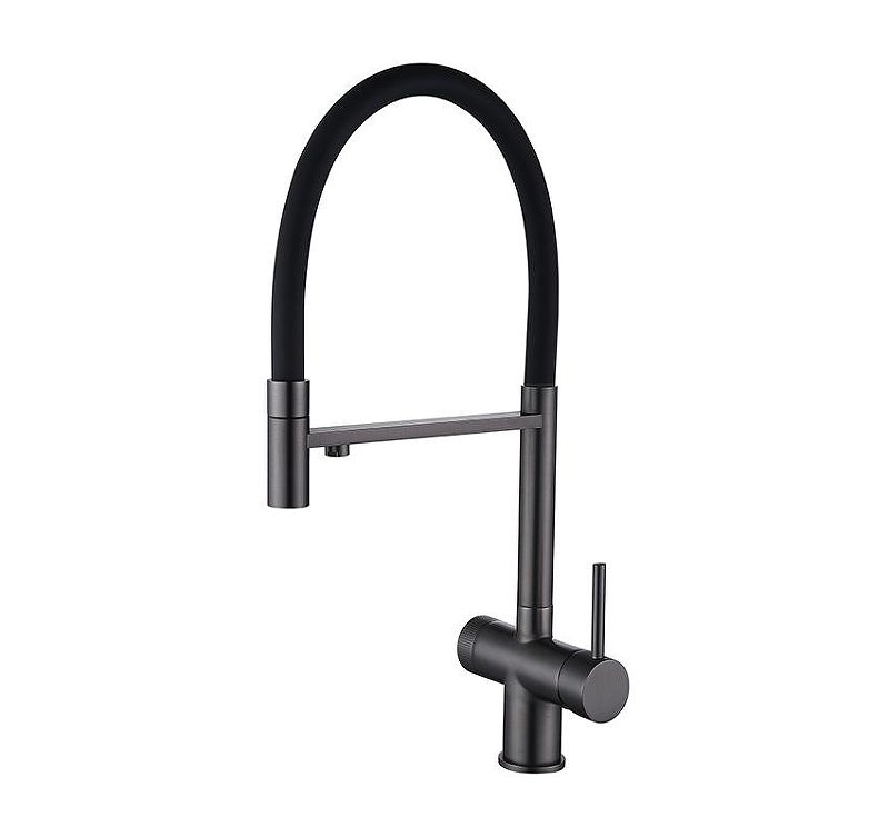 Смеситель для кухни Emar PVD ЕС - 7024 PVD цвет Dark