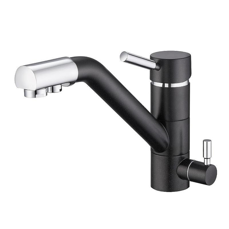 Смеситель для кухни Emar Quartz 3008.8 цвет Морион