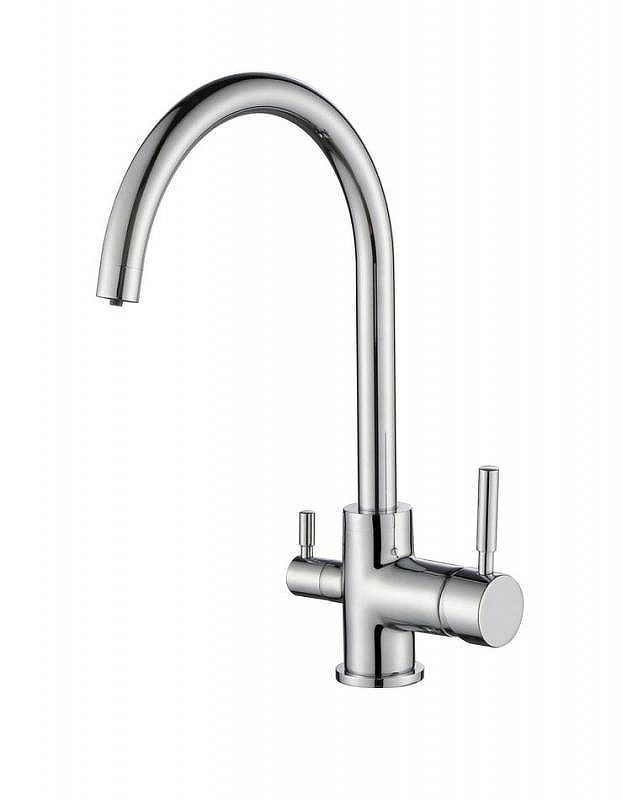Смеситель для кухни Emar Steel ЕС - 3007 цвет Хром