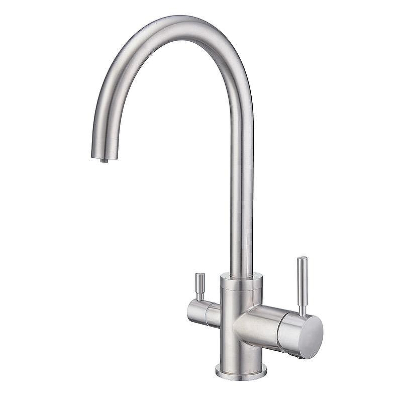 Смеситель для кухни Emar Steel ЕС - 3007 цвет Сатин