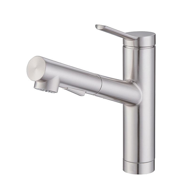 Смеситель для кухни Emar Steel ЕС - 3012 цвет Сатин