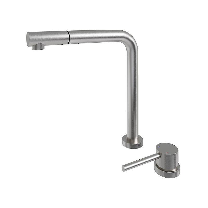 Смеситель для кухни Emar Steel ЕС - 7027 цвет Satin