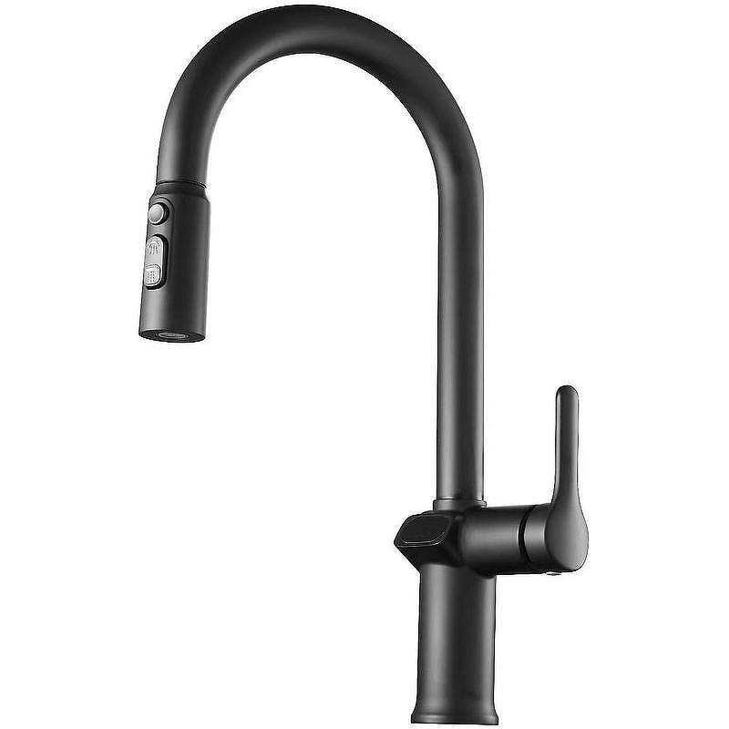Смеситель для кухни ESKO Kitchen K15B LED Черный