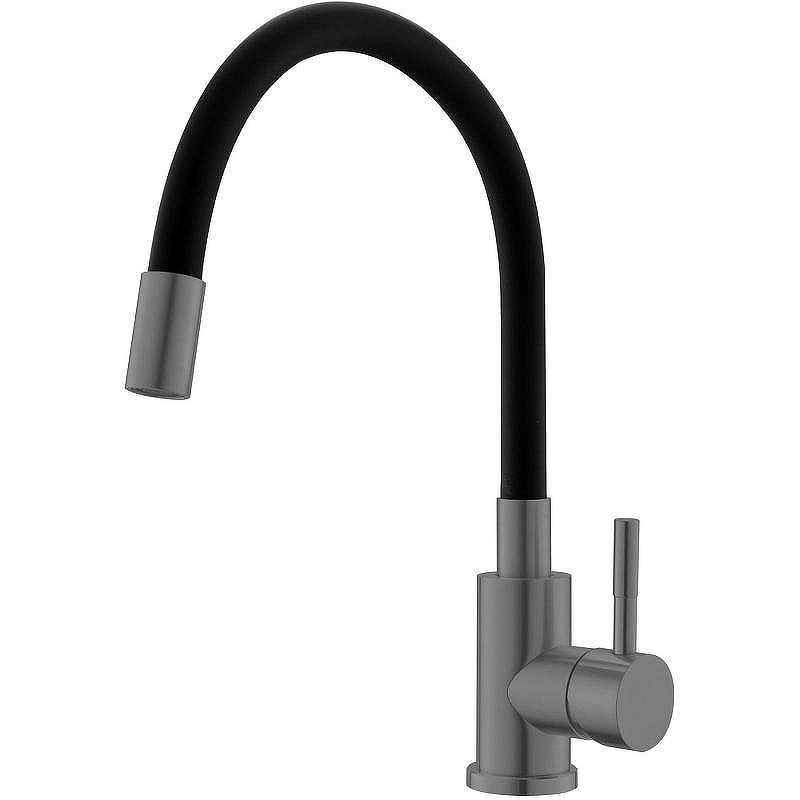 Смеситель для кухни ESKO Snake K44Grafit Графит Черный