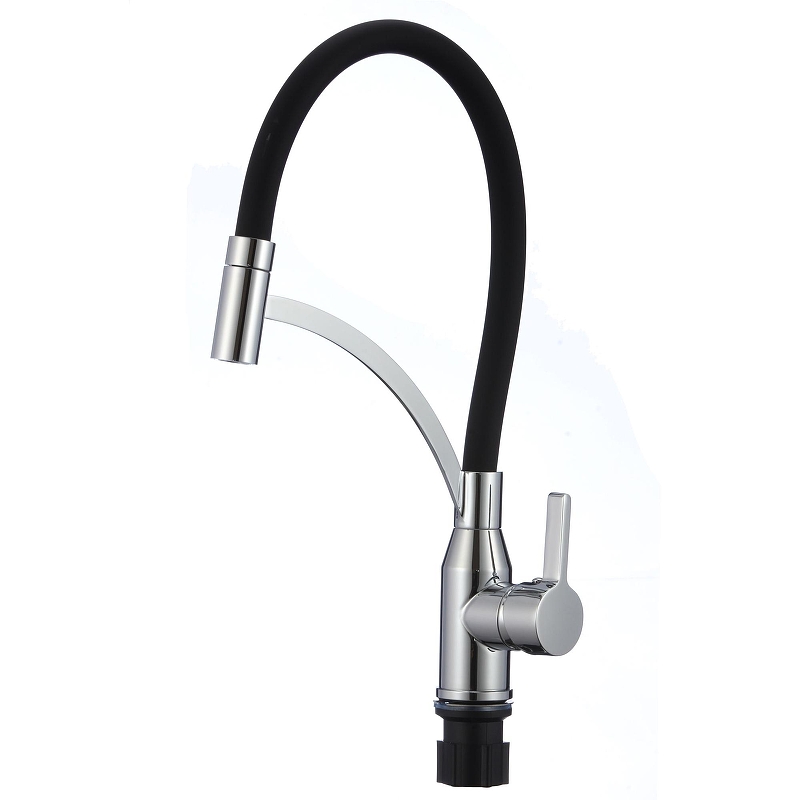 Смеситель для кухни Fmark FS8244A-01 цвет Хром Черный