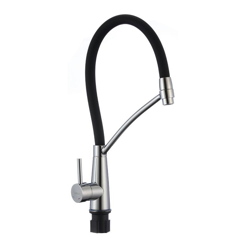 Смеситель для кухни Fmark FS8255A-01 цвет Хром Черный