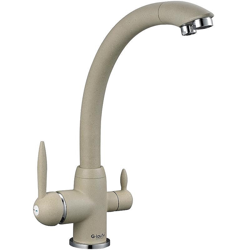 Смеситель для кухни G-Lauf GOP18-A093KS Песочный