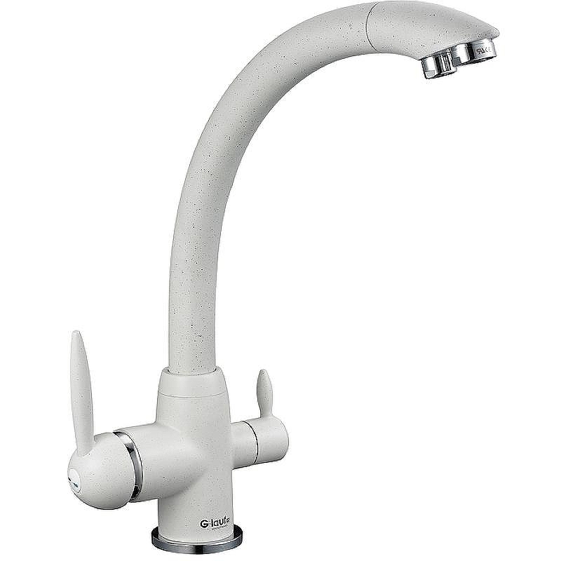 Смеситель для кухни G-Lauf GOP18-A093KW Белый
