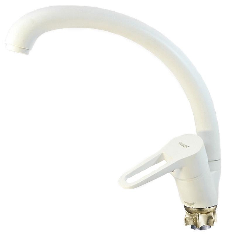 Смеситель для кухни G-Lauf NUD4-A045YW Белый матовый
