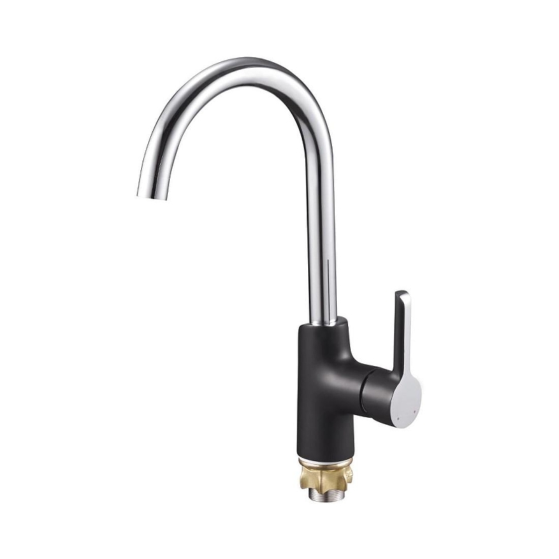 Смеситель для кухни G-Lauf ZOK ZOK4-A036YB цвет Черный матовый Хром