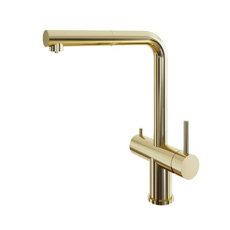 Смеситель для кухни Grandex Aqua Handy-P 9020961 цвет Золото