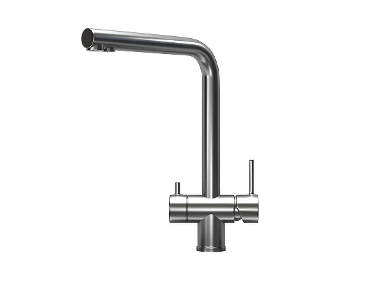 Смеситель для кухни Granula Kitchen Space 7011 цвет Сталь сатин