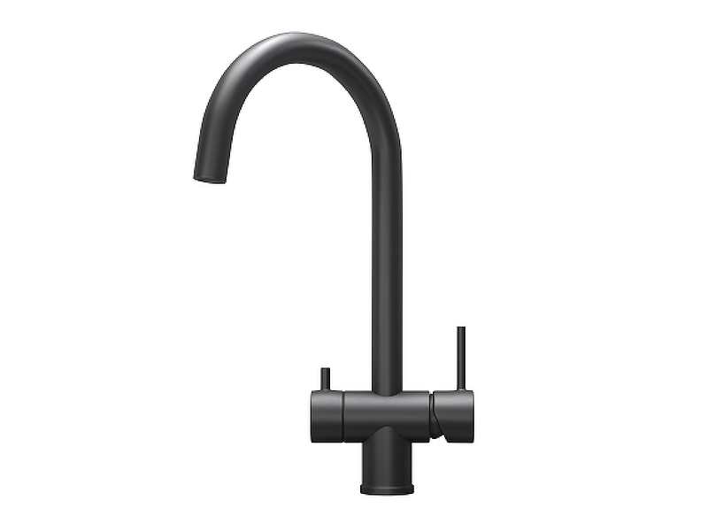 Смеситель для кухни Granula Kitchen Space 7104 цвет Черный матовый