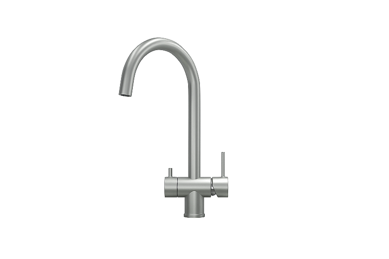 Смеситель для кухни Granula Kitchen Space 7104 цвет Сталь матовая