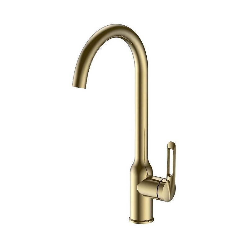 Смеситель для кухни Haiba HB40830-5 цвет Золото матовое