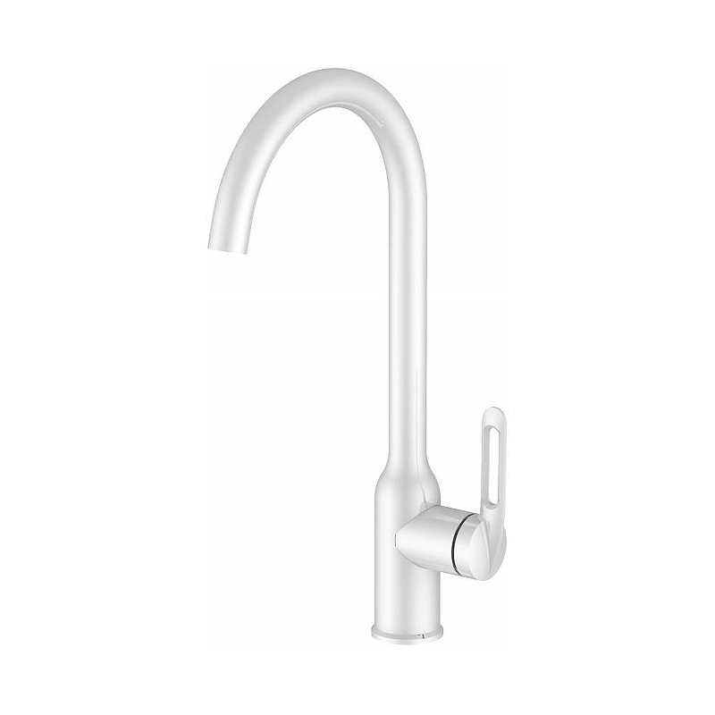 Смеситель для кухни Haiba HB40830-8 цвет Белый матовый