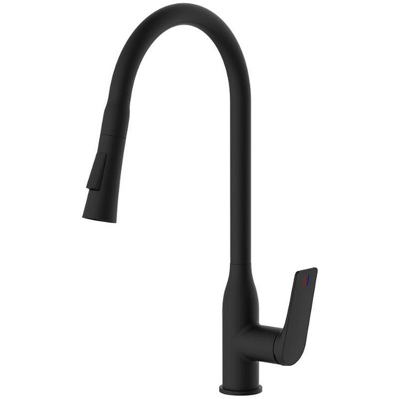 Смеситель для кухни Haiba HB73816-7 Черный матовый