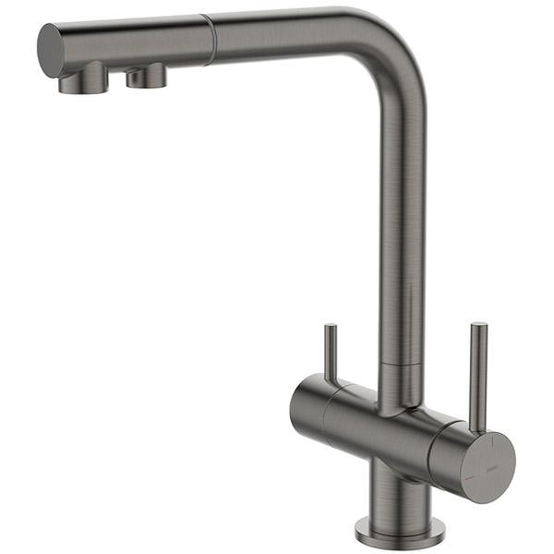 Смеситель для кухни Iddis Umbra UMBGMPFi05 Графит матовый