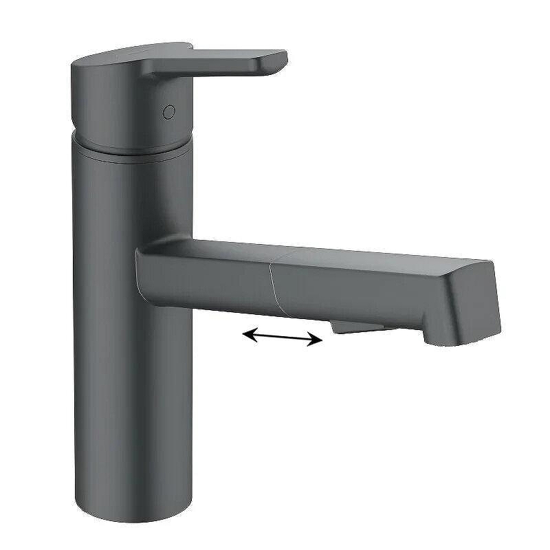 Смеситель для кухни Kludi M3 585813975 цвет Черный матовый