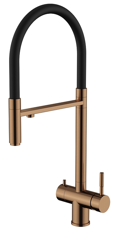 Смеситель для кухни Knotlor Infinity SS-16/RB цвет Бронза