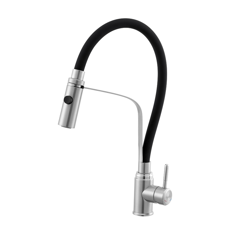 Смеситель для кухни Knotlor Streamline SS-07 цвет Матовая сталь