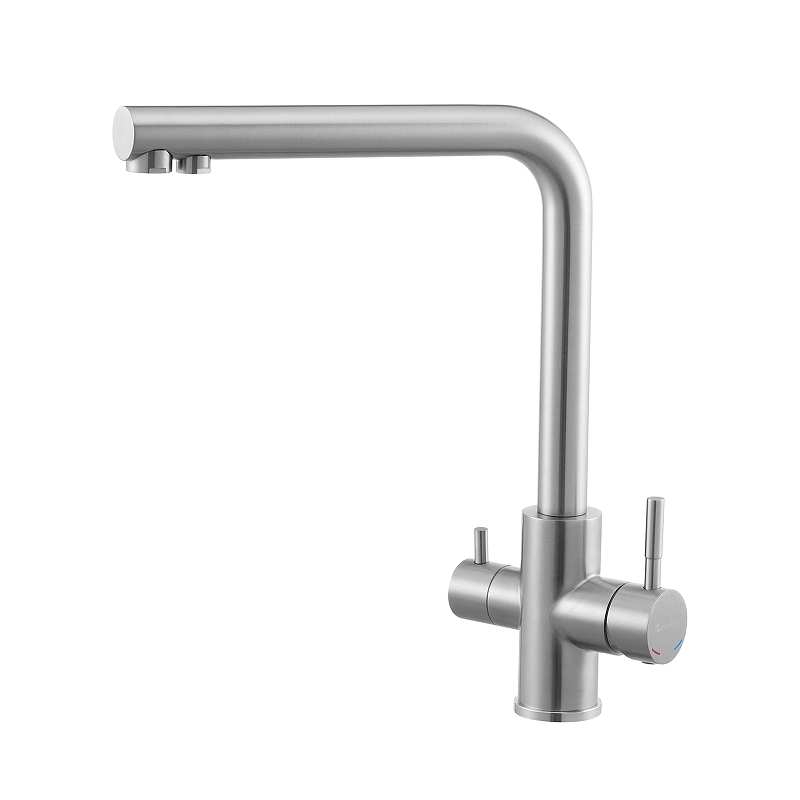 Смеситель для кухни Knotlor Streamline SS-08 цвет Матовая сталь