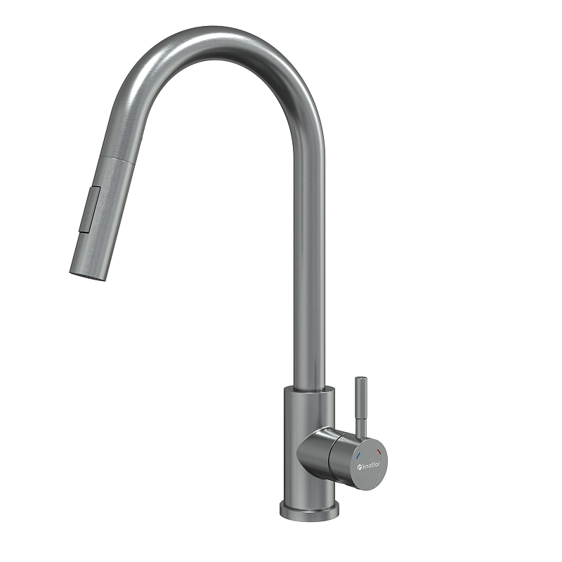 Смеситель для кухни Knotlor Streamline SS-09 цвет Матовая сталь
