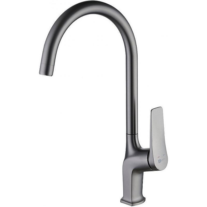 Смеситель для кухни Lemark Bronx LM3705GM Графит