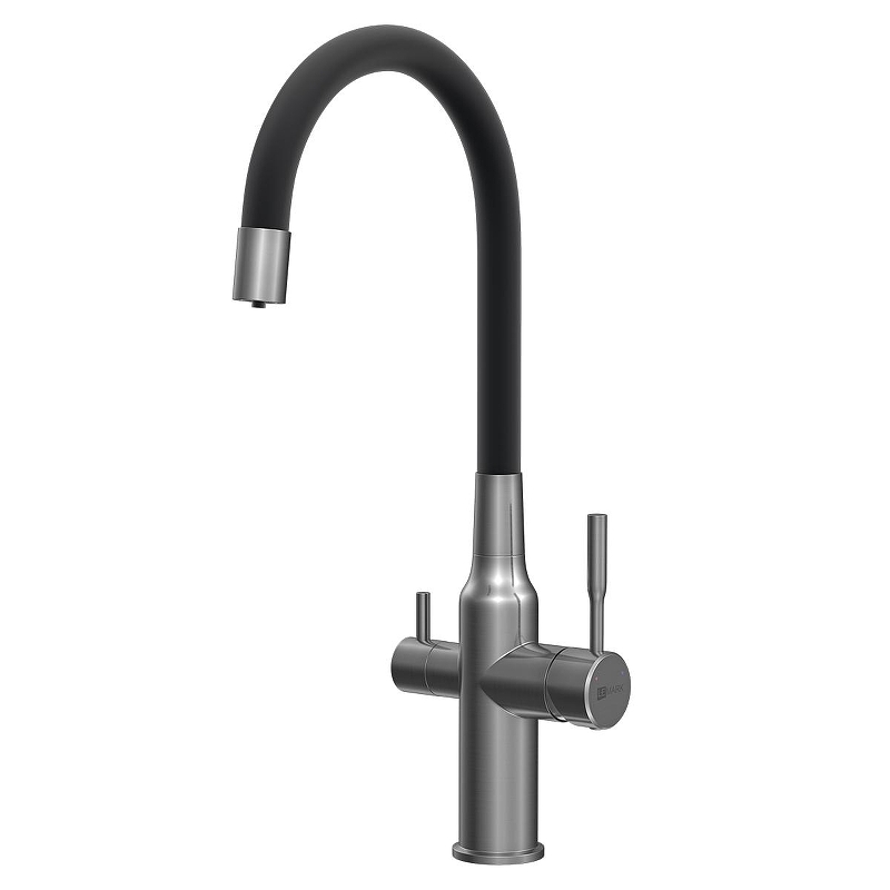 Смеситель для кухни Lemark Expert LM5083GMN-Black цвет Графит Черный