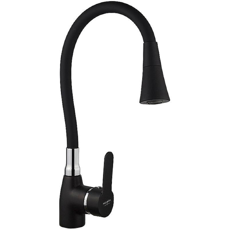 Смеситель для кухни Melodia della vita Ostessa MDV40617Black Черный