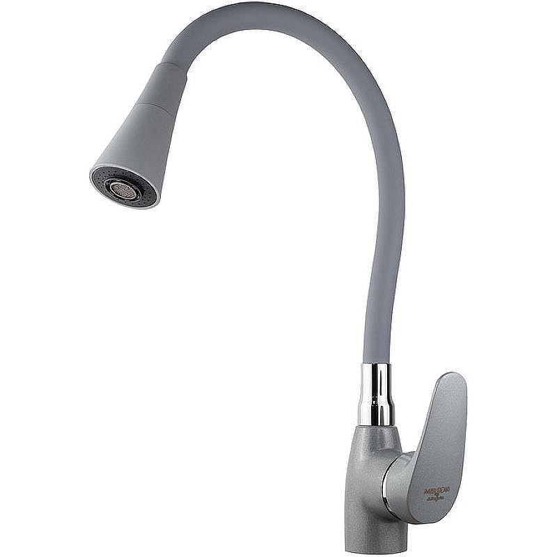Смеситель для кухни Melodia della vita Ostessa MDV40617Gray Серый
