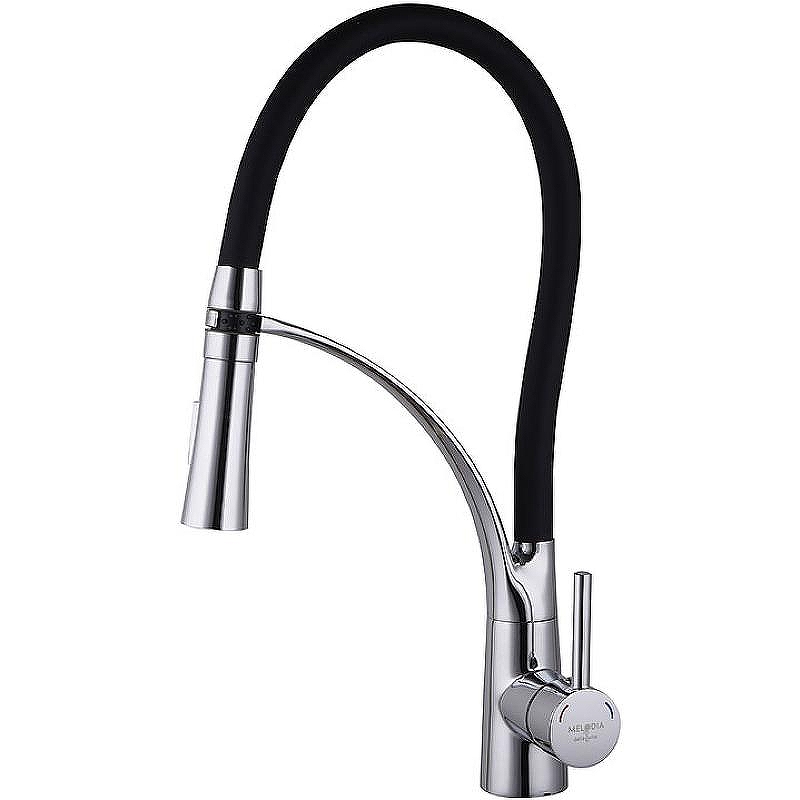 Смеситель для кухни Melodia della vita Perfetto MDV30206Black Хром Черный