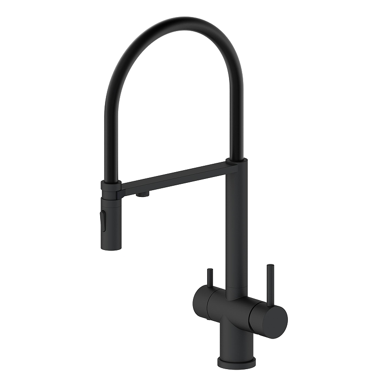 Смеситель для кухни Oliveeka K OL-458009-MB цвет Черный матовый