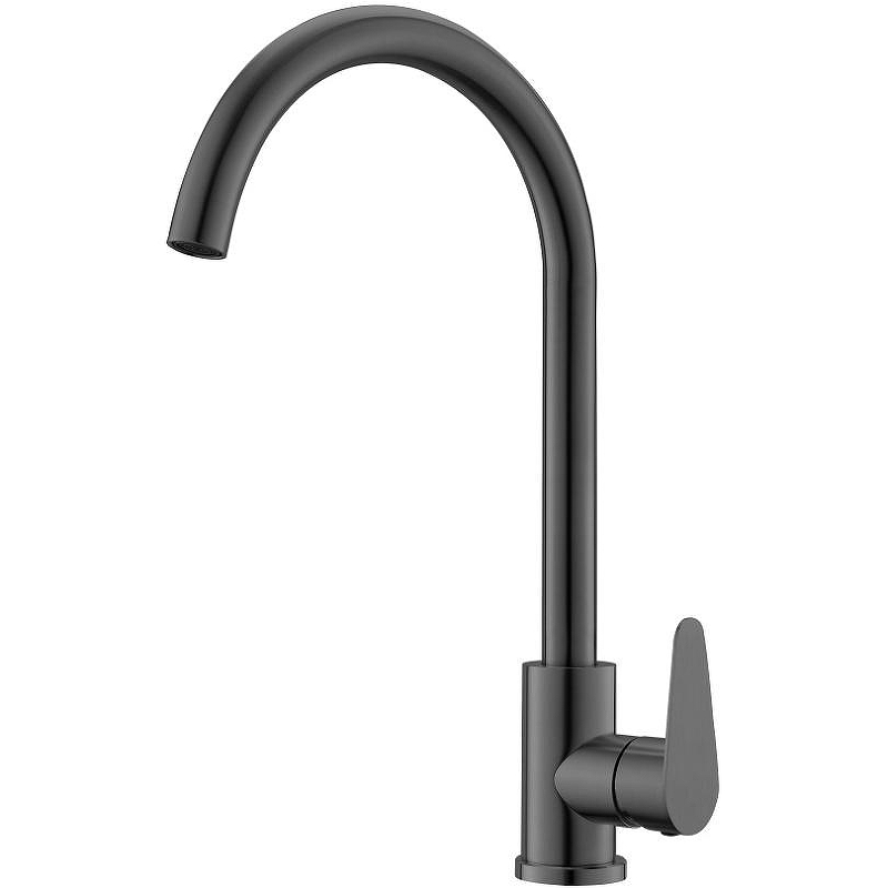 Смеситель для кухни Olive's Olisan Steel ST1007B Черный матовый