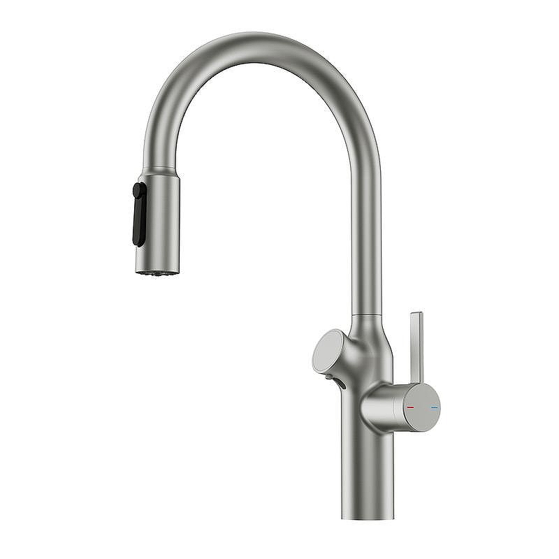 Смеситель для кухни Oulin OL - 8018 цвет Satin